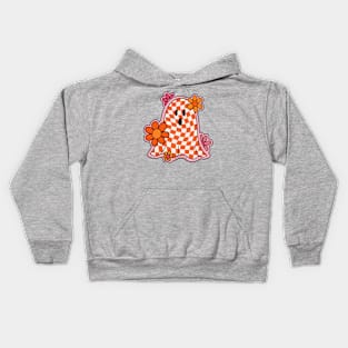 Checkerboard Ghost Kids Hoodie